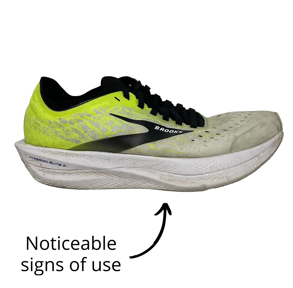 Noticeable signs of use